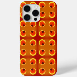 retro oranje 1970 Hoesje-Mate iPhone case