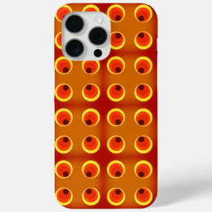 retro oranje 1970 Hoesje-Mate iPhone case