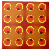 retro oranje 1970 tegeltje (Voorkant)