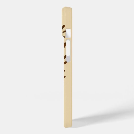 Retro Oranje Bloempatroon Case-Mate iPhone Case (Achterkant / Links)