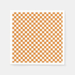 Retro Oranje Check Servet