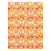 Retro Oranje Citrus Pattern Tafelkleed (Voorkant)