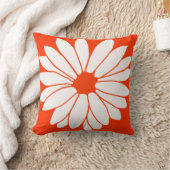 Retro Oranje Daisy American MoJo Pillow Kussen (Deken)