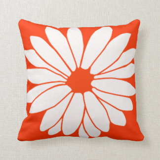Retro Oranje Daisy American MoJo Pillow Kussen