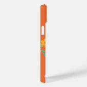 Retro Oranje Daisy Bouquet Case-Mate iPhone Case (Achterkant / Rechts)