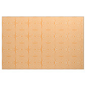Retro Oranje Funky Sun Rays Achtergrond Stof (Yard (91,4 cm))