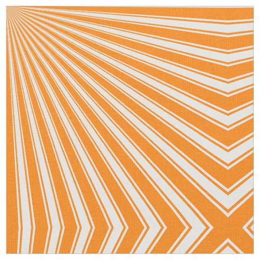 Retro Oranje Funky Sun Rays Achtergrond Stof (Close Up)