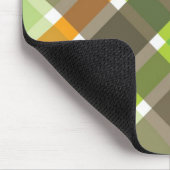 Retro Oranje Green Brown Pset Mousepad Muismat (Hoek)