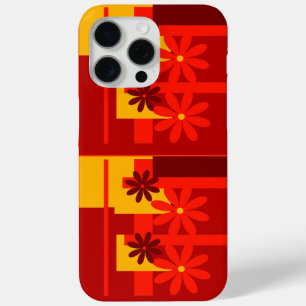 Retro oranje jaren 70 , iPhone 15 pro max hoesje