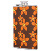Retro oranje jaren '70 heupfles (Links)