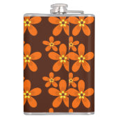Retro oranje jaren '70 heupfles (Achterkant)