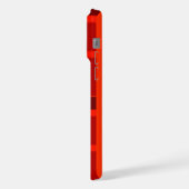 Retro oranje jaren 70 , iPhone hoesje (Linkerkant)