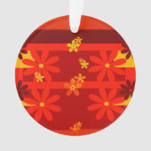 Retro oranje jaren '70 ornament (voorkant)