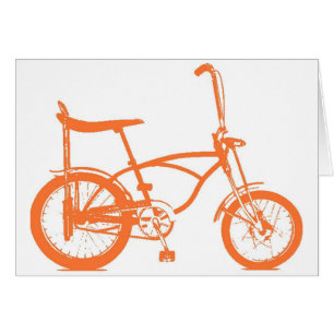 Retro Oranje Krate Banana Seat Bike