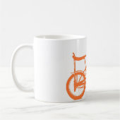 Retro Oranje Krate Banana Seat Bike Koffiemok (Links)