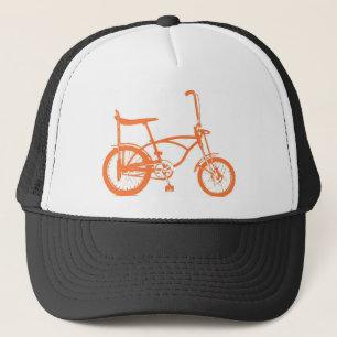 Retro Oranje Krate Banana Seat Bike Trucker Pet