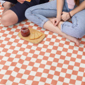 Retro Oranje lichtgewicht dunne picknickdeken Wandkleed