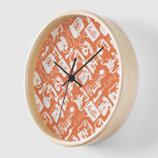 Retro Oranje of een kleurenpatroon (Hoek)