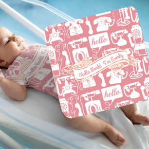 Retro Oranje of een kleurenpatroon Drankjes Onderzetter