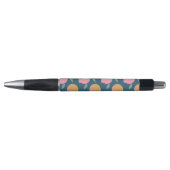 Retro Oranje Perzik Fruit Patroon Pen (Voorkant)