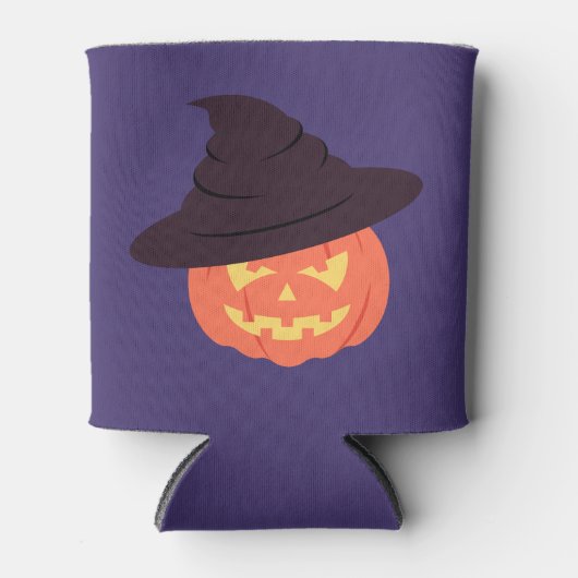 Retro Oranje pompoen Koelbox – Herfst Herfst Blikjeskoeler (Voorkant)