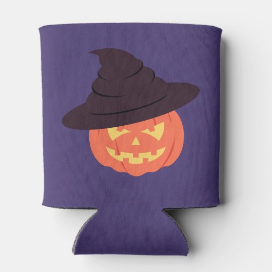 Retro Oranje pompoen Koelbox – Herfst Herfst Blikjeskoeler (Achterkant)