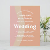 Retro Oranje roze bruistoewwedstrijd (Staand voorkant)