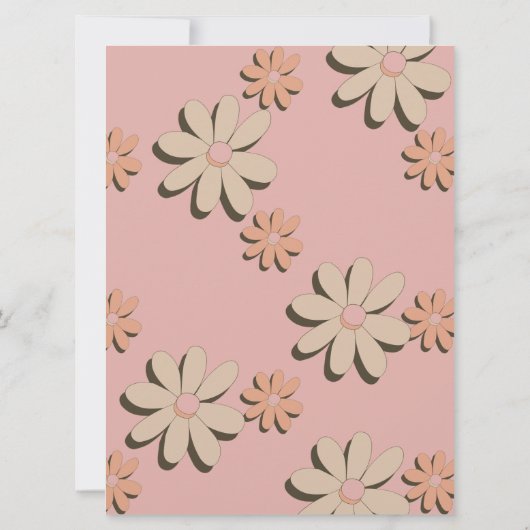 Retro Oranje roze bruistoewwedstrijd (Achterkant)