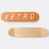 Retro - Oranje Skateboard (Horizontaal)
