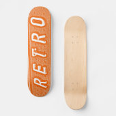 Retro - Oranje Skateboard (Voorkant)