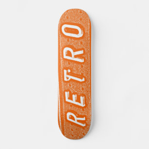 Retro - Oranje Skateboard