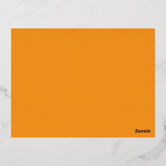 Retro Oranje textuur - Summer Vibes Art Folie Feestdagen Briefkaart (Achterkant)