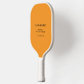 Retro Oranje textuur - Summer Vibes Art Pickleball Paddle (Links)