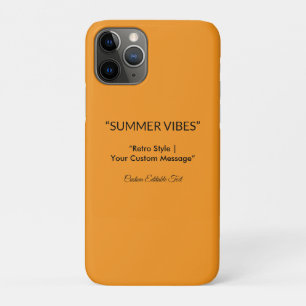 Retro Oranje Textuur – Zomer Vibes Kunst Case-Mate iPhone Case