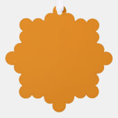 Retro Oranje Textuur – Zomer Vibes Kunst Ornament Kaart (Achterkant)