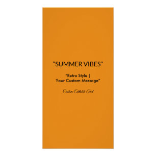 Retro Oranje Textuur – Zomer Vibes Kunst Perfect Poster