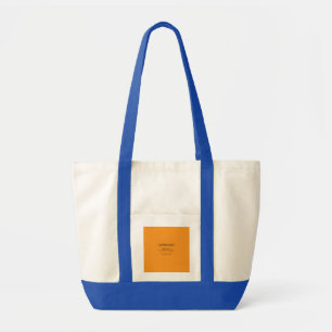 Retro Oranje Textuur – Zomer Vibes Kunst Tote Bag