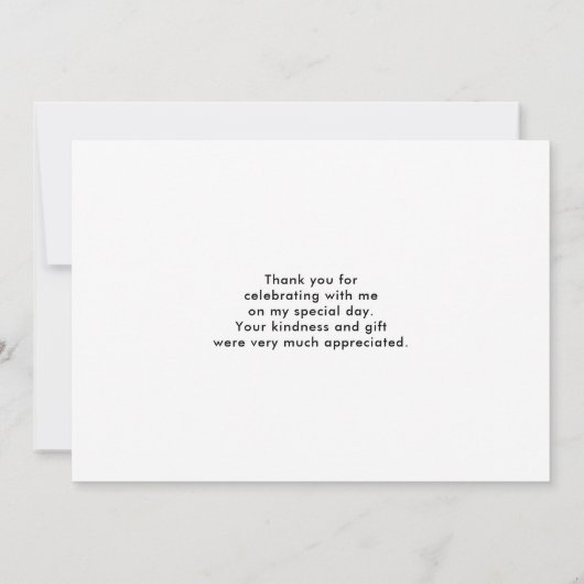 Retro Oranje vogels op vogelboom Dank je Bedankkaart (Achterkant)