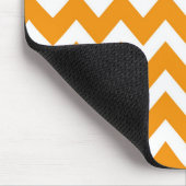 Retro ORANJE Zig Zag Patroon Muismat (Hoek)