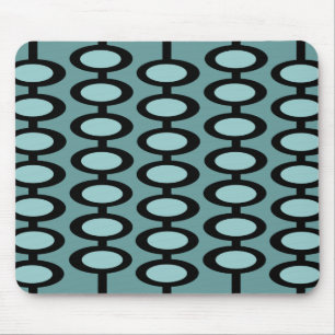 Retro Orb Pattern - mousepad Muismat