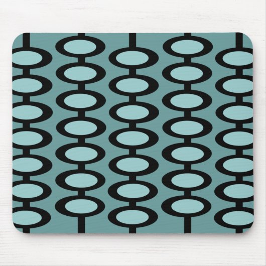 Retro Orb Pattern - mousepad Muismat (Voorkant)
