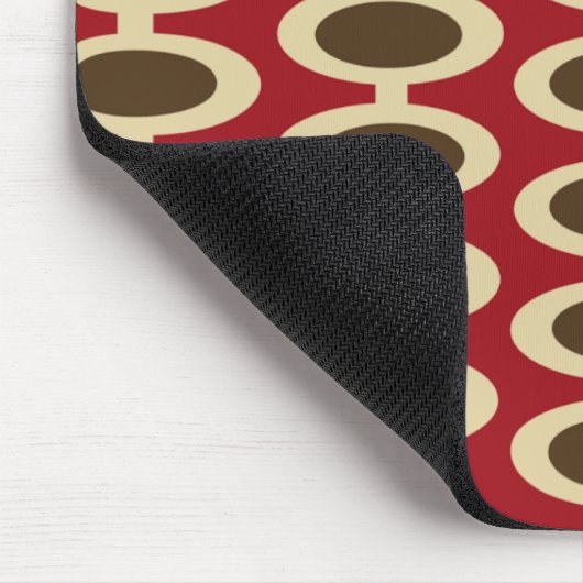 Retro Orb Pattern - mousepad Muismat (Hoek)