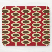 Retro Orb Pattern - mousepad Muismat (Voorkant)
