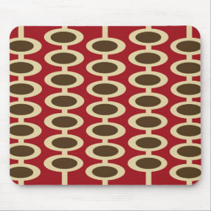 Retro Orb Pattern - mousepad Muismat