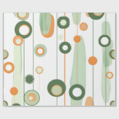 Retro orbitalen cadeaupapier (Vlak)