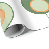 Retro orbitalen cadeaupapier (Rol Hoek)