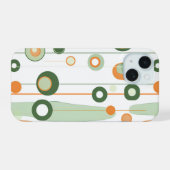 Retro orbitalen iPhone 15 case (Achterkant horizontaal)