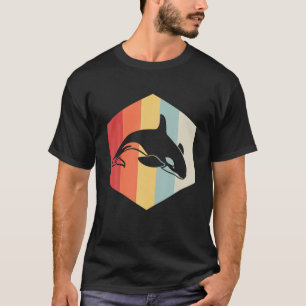 Retro Orca Animal Killer Whale T-shirt