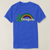 Retro oregon achterleuning lek t-shirt (Design voorkant)