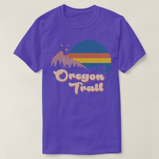 Retro Oregon Trail T-shirt (Design voorkant)